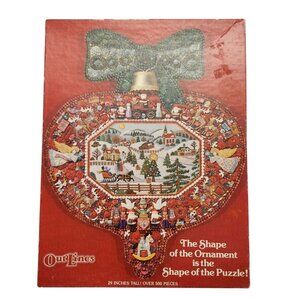 1981 Sleigh Ride An Ornament Shaped Puzzle Hallmark Puzzle